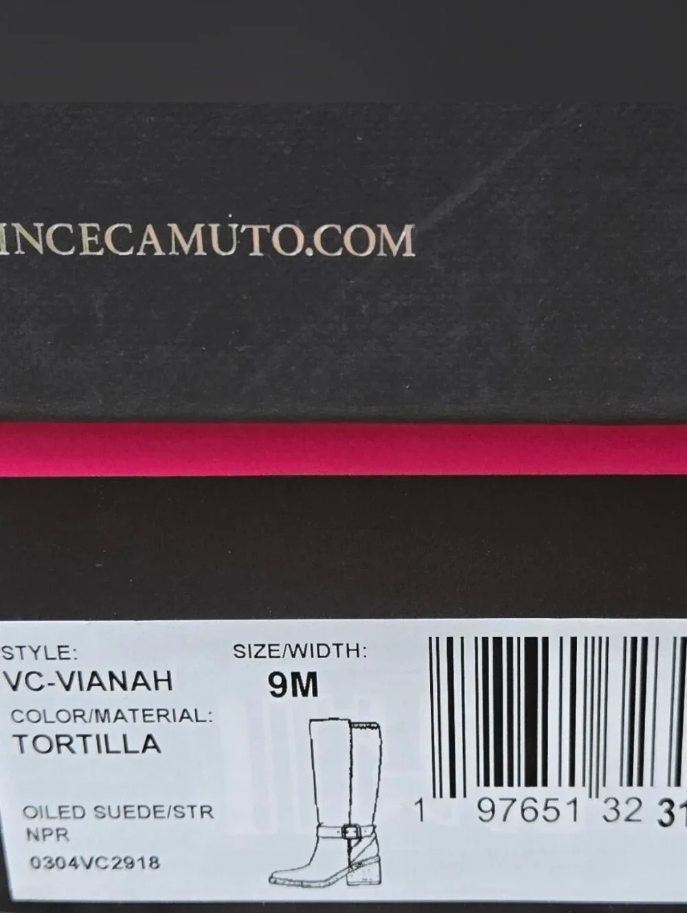 NWT Vince Camuto Leather Suede Medium Shaft Tall Boots - Vianah